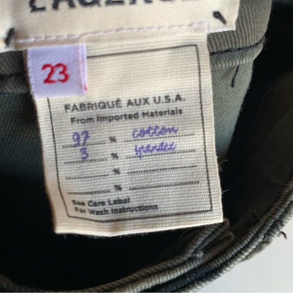 L'AGENCE Margot cropped camouflage-print high-rise skinny jeans Size 23 - Picture 11 of 12